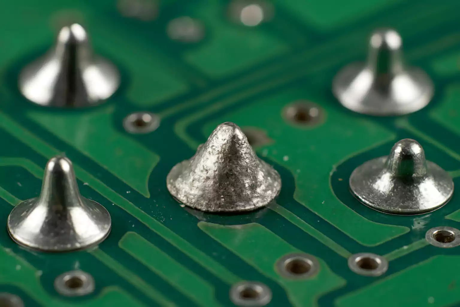 PCB assembly close-up illustrating cold solder joint inspection context for buyers
