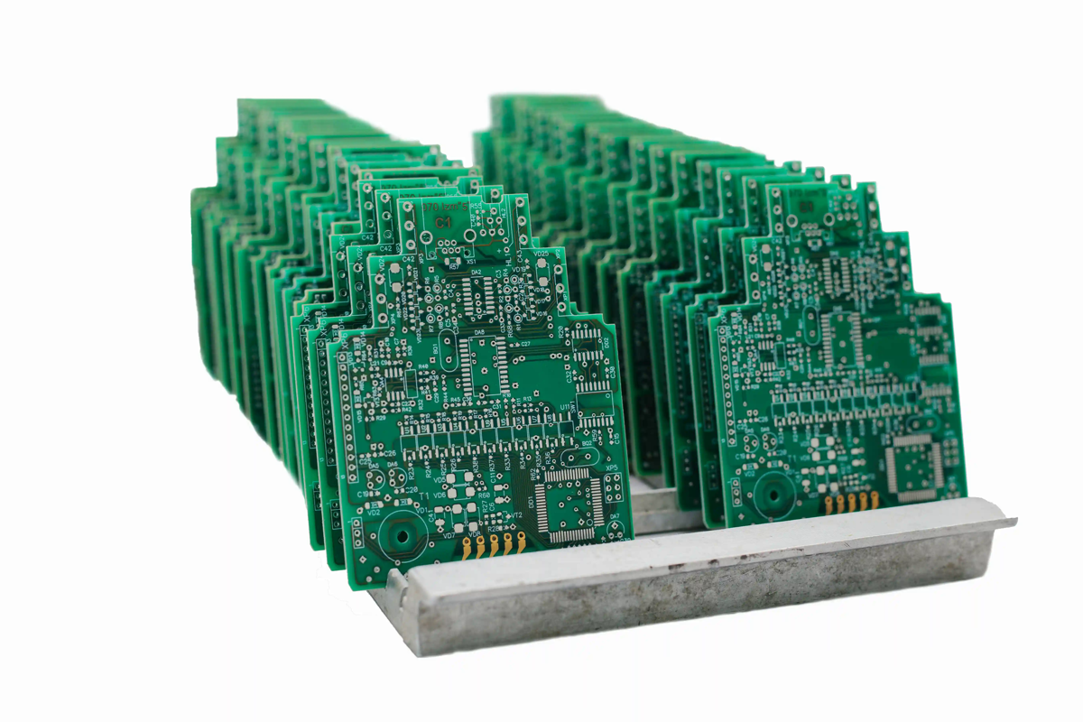 Panelized double-sided PCB production in fab