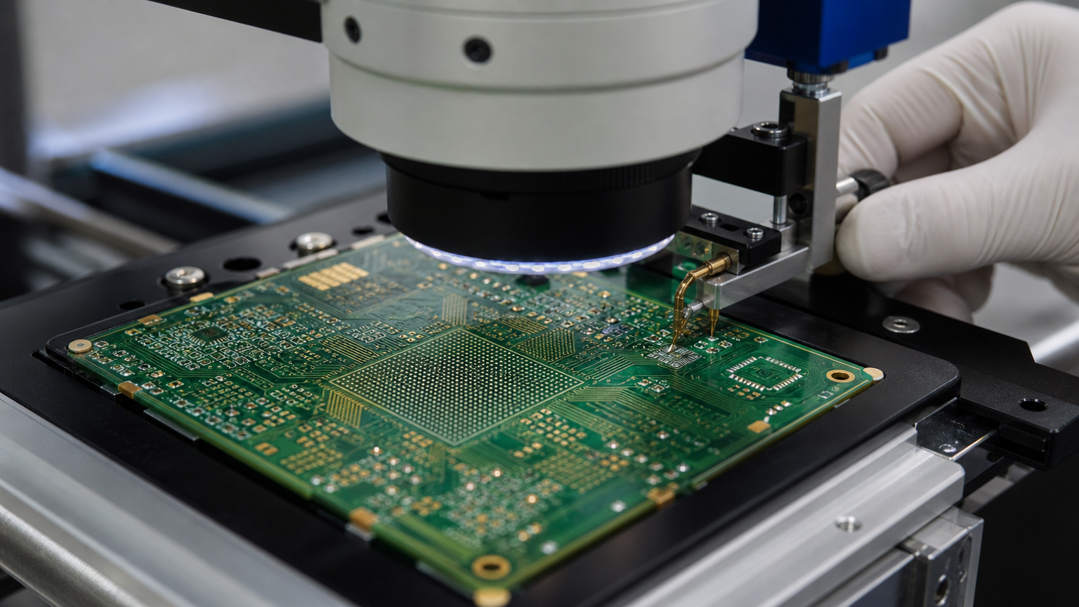 HDI PCB inspection for fine-pitch and microvia-intensive aviation-adjacent modules