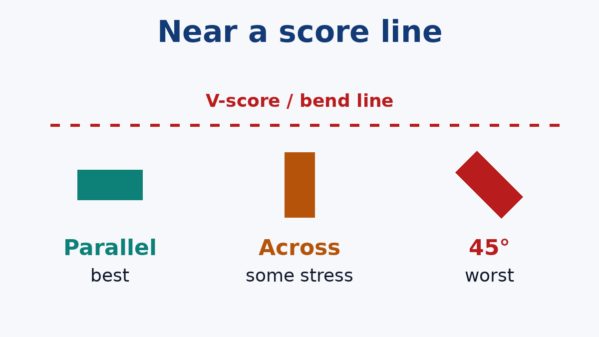 Layout choices that protect MLCCs near a score line