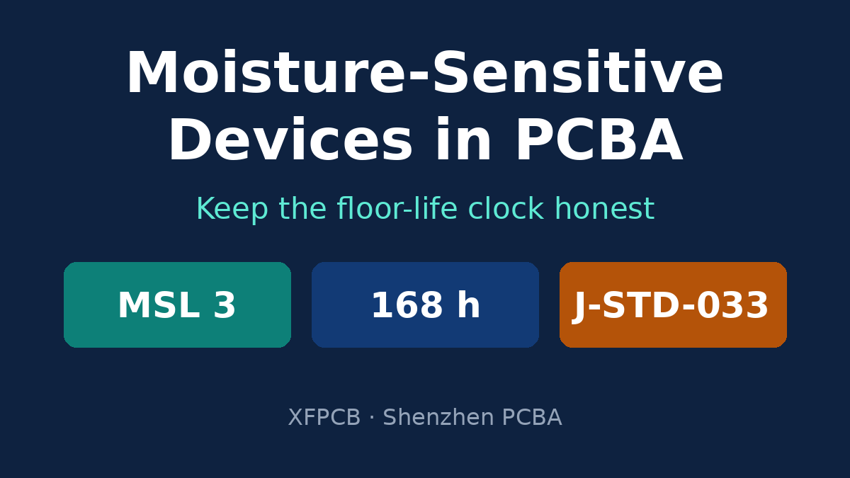 Moisture-sensitive devices in PCBA: MSL floor life and J-STD-033 handling