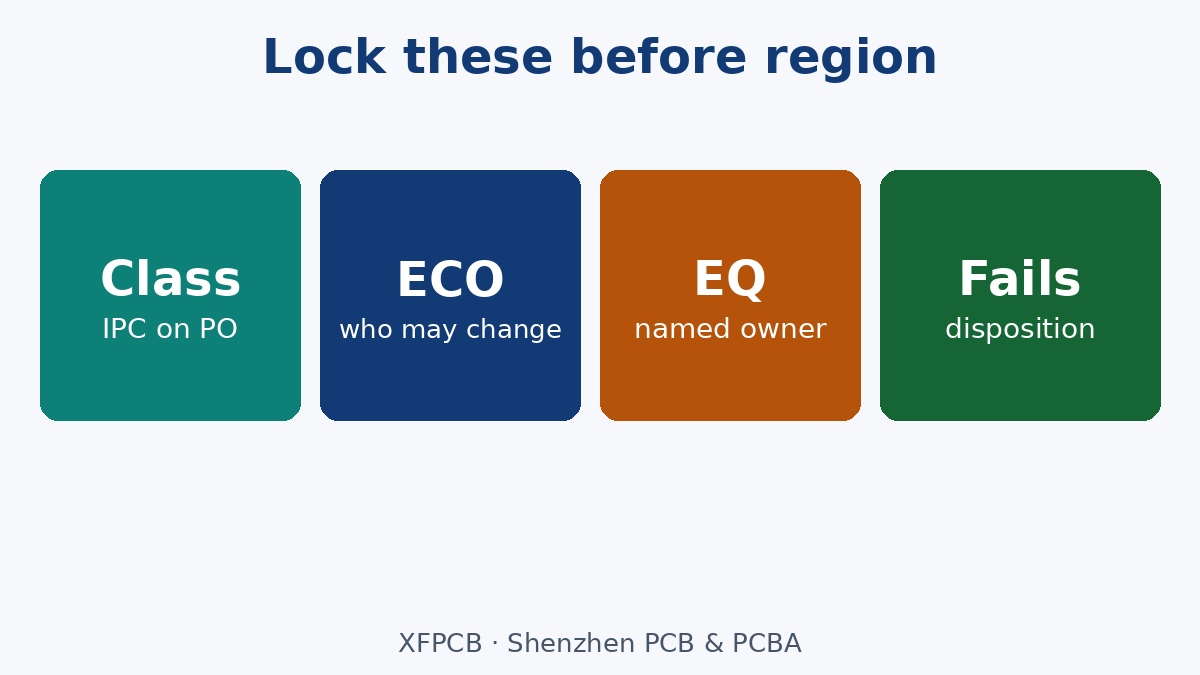 Class, ECO, EQ owner and fail rules before region choice